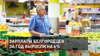 Зарплаты белгородцев за год выросли на 6%