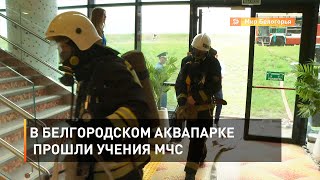 В белгородском аквапарке прошли учения МЧС