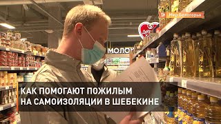 Помощь пожилым на самоизоляции в Шебекине