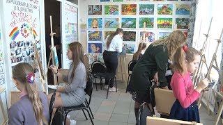Новое оборудование в волоконовском кружке рисования