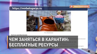 Чем заняться на карантине: бесплатные интернет-ресурсы