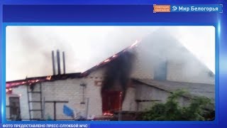 Мужчина и ребенок погибли при пожаре в Вейделевском районе