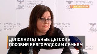 Дополнительные детские пособия белгородским семьям