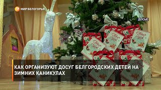 Как организуют досуг белгородских детей на зимних каникулах