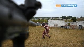 Битва предприятий на пейнтбольном полигоне