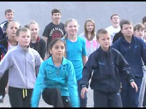 Зарядка для грайворонских школьников