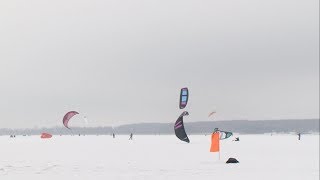 Фестиваль по сноукайтингу прошел  в Старом Осколе 