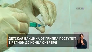 Детская вакцина от гриппа поступит в регион до конца октября