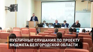 Публичные слушания по проекту бюджета Белгородской области