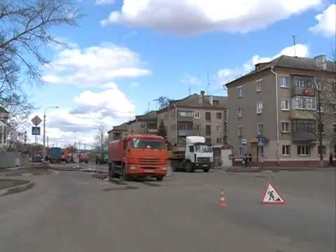 Ремонтные работы на Михайловском шоссе 
