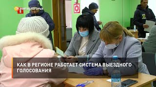 Как в регионе работает система выездного голосования
