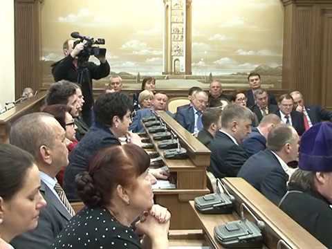 Е. Савченко на заседании Общественной палаты области