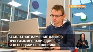 Бесплатное изучение языков программирования для белгородских школьников 
