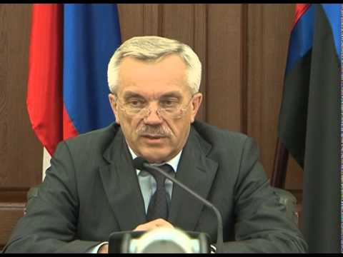 Губернатор поздравил Анатолия Кретова с переизбранием на пост главы Губкинского округа