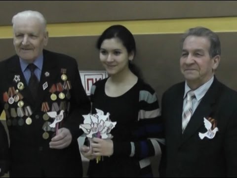 Вручение медалей ветеранам в Чернянке 