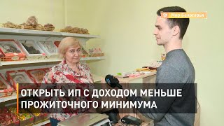 Открыть ИП с доходом меньше прожиточного минимума