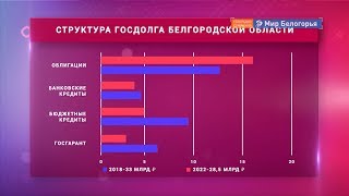 Снижение госдолга Белгородской области к 2022 году
