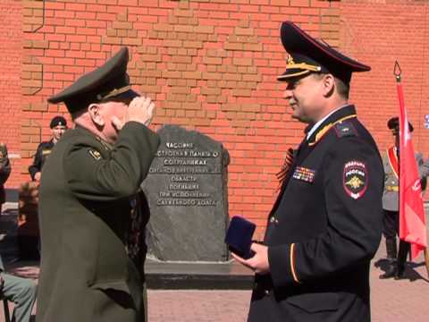 Состоялся праздничный парад сотрудников белгородской полиции