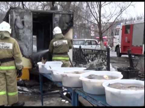 На рынке «Восход» сгорел ларек