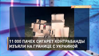 11 000 пачек сигарет контрабанды изъяли на границе с Украиной