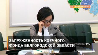 Загруженность коечного фонда Белгородской области