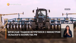 Вячеслав Гладков встретился с министром сельского хозяйства РФ