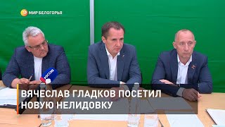 Вячеслав Гладков посетил Новую Нелидовку