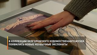 В коллекции Белгородского художественного музея появились новые необычные экспонаты