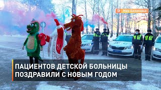 Пациентов детской больницы поздравили с Новым годом