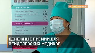 Денежные премии для вейделевских медиков