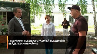 Губернатор побывал с рабочей поездкой в Вейделевском районе