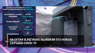 За сутки в регионе выявили 510 новых случаев COVID-19