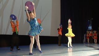 Соревнования по аэробике старооскольских дошколят
