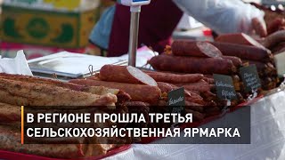 В регионе прошла третья сельскохозяйственная ярмарка