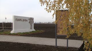 В Белгородском районе открыли парк дуба
