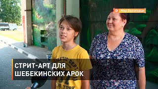 Стрит-арт для шебекинских арок 