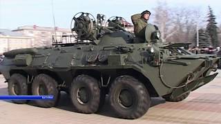 Парад военной техники в Валуйках