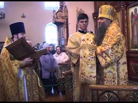 Богослужение епископа Саввы 