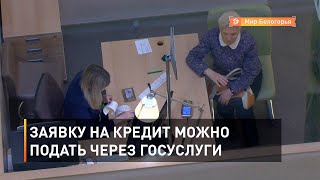 Заявку на кредит можно подать через Госуслуги