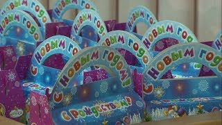 Юных белгородцев поздравил полицейский Дед Мороз