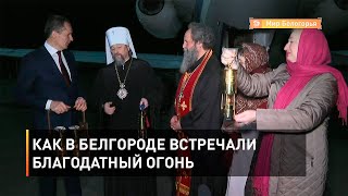 Как в Белгороде встречали Благодатный огонь