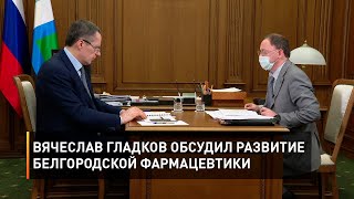 Вячеслав Гладков обсудил развитие белгородской фармацевтики