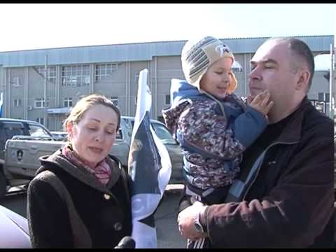 Белгородские автомобилисты устроили автопробег в поддержку Крыма 