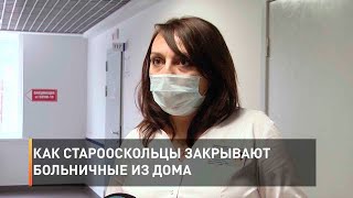 Как старооскольцы закрывают больничные из дома