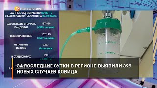 За последние сутки в регионе выявили 399 новых случаев ковида