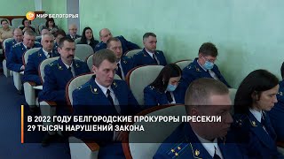 В 2022 году белгородские прокуроры пресекли 29 тысяч нарушений закона