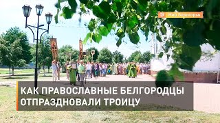 Как православные белгородцы отпраздновали Троицу