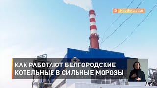 Как работают белгородские котельные в сильные морозы