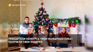 Победители конкурса «Моя необычная ёлка» получили свои подарки