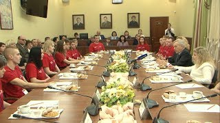Губернатор встретился с победителями белгородского WorldSkills Russia
